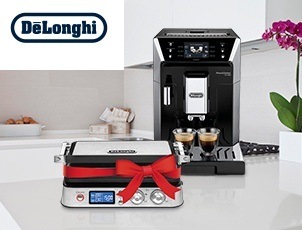 Кофемашина DeLonghi + электрогриль в подарок! Кофемашина DeLonghi + электрогриль в подарок!