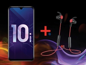 Купи Honor 10i – получи наушники в подарок! Купи Honor 10i – получи наушники в подарок!