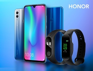 Купи Honor 10 lite и получи фитнес-браслет в подарок! Купи Honor 10 lite и получи фитнес-браслет в подарок!