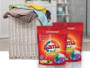 2 упаковки капсул для стирки GAMA по цене 1 2 упаковки капсул для стирки GAMA по цене 1