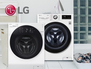 Скидки до 590 руб на стирально-сушильные машины LG Скидки до 590 руб на стирально-сушильные машины LG
