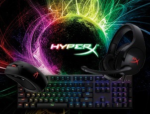 Скидка 20% на игровые аксессуары HyperX Скидка 20% на игровые аксессуары HyperX