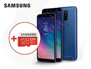 Купи Samsung Galaxy A6|A6+ и получи microSD 128Gb в подарок! Купи Samsung Galaxy A6|A6+ и получи microSD 128Gb в подарок!
