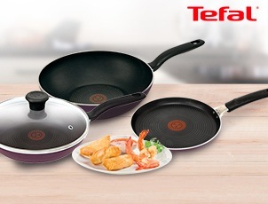 Скидка 25% на посуду Tefal Скидка 25% на посуду Tefal