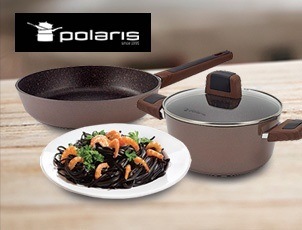 Скидка до 20% на коллекцию посуды POLARIS Grafitech! Скидка до 20% на коллекцию посуды POLARIS Grafitech!