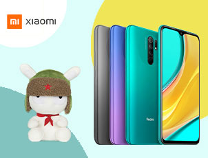 Redmi Note 9 + зайка Mi Bunny в подарок! Redmi Note 9 + зайка Mi Bunny в подарок!