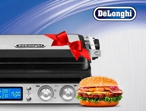 Купи кофемашину DeLonghi – получи гриль в подарок! Купи кофемашину DeLonghi – получи гриль в подарок!