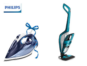 Вертикальный пылесос Philips + утюг в подарок Вертикальный пылесос Philips + утюг в подарок