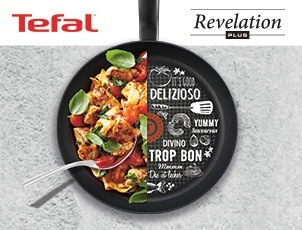 Скидка до 50% на посуду TEFAL коллекции Revelation Скидка до 50% на посуду TEFAL коллекции Revelation