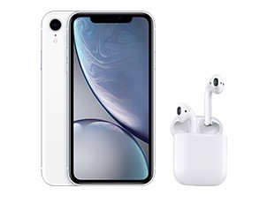 Комплект iPhone XR + Airpods со скидкой 100 руб Комплект iPhone XR + Airpods со скидкой 100 руб