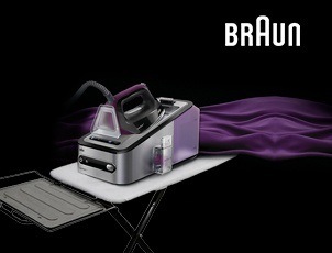 Паровая система BRAUN + гладильная доска в подарок! Паровая система BRAUN + гладильная доска в подарок!