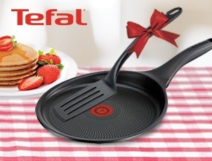Купи сковородку Tefal и получи лопатку в подарок! Купи сковородку Tefal и получи лопатку в подарок!