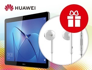 Купи планшет Huawei и получи наушники в подарок! Купи планшет Huawei и получи наушники в подарок!
