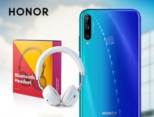 Смартфон Honor 9С + беспроводные наушники в подарок! Смартфон Honor 9С + беспроводные наушники в подарок!