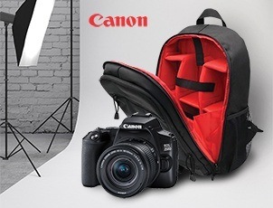Фотоаппарат Canon + рюкзак в подарок Фотоаппарат Canon + рюкзак в подарок