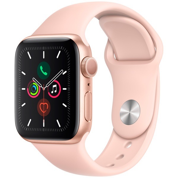 Smart Chasy Apple Watch Series 5 Gold Aluminium Case With Pink Sand Sport Band 40mm Mwv72gk A Kupit V Vitebske