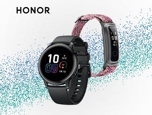 Умные часы HONOR + фитнес-браслет в подарок! Умные часы HONOR + фитнес-браслет в подарок!