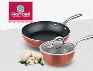 Скидка 10% на комплект посуды RONDELL Jersey Скидка 10% на комплект посуды RONDELL Jersey